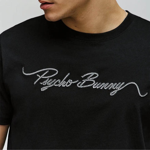 CAMISETA NEGRA CYRUS PSYCHO BUNNY