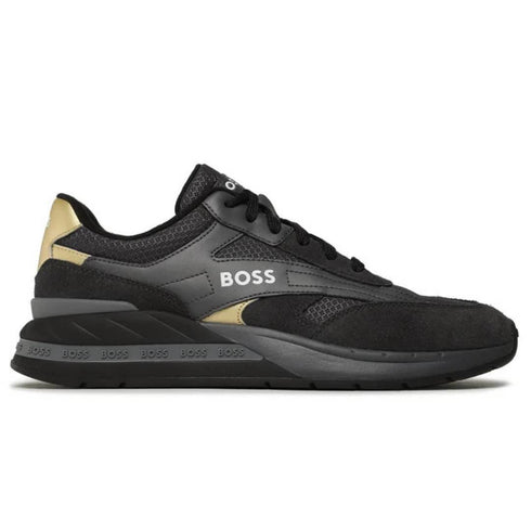TENIS NEGROS KURT RUNN BOSS
