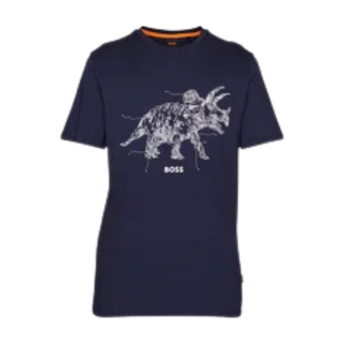 CAMISETA AZUL OSCURA TEE RASSIC BOSS