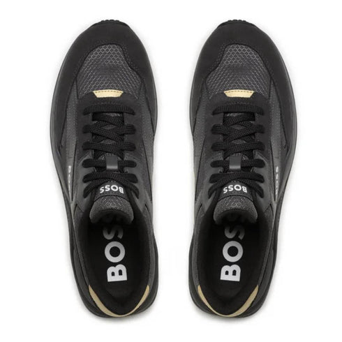 TENIS NEGROS KURT RUNN BOSS