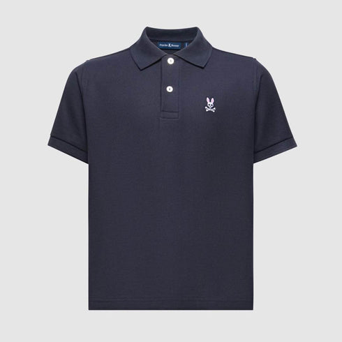 POLO AZUL CLÁSICO PSYCHO BUNNY KIDS