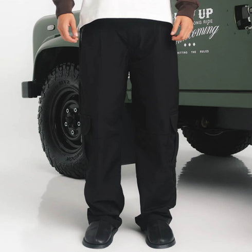 PANTALÓN NEGRO WESTERN BLOW UP