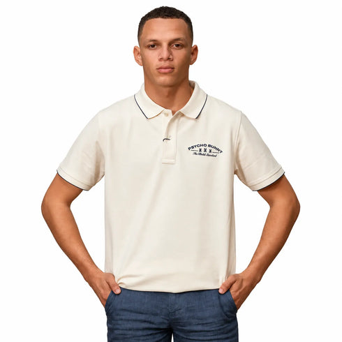 POLO NUDE ENZO DOBLE BORDADO PSYCHO BUNNY