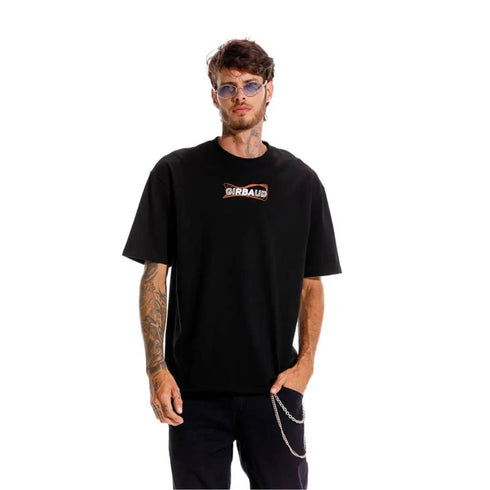 CAMISETA NEGRA GM1102842N000 GIRBAUD