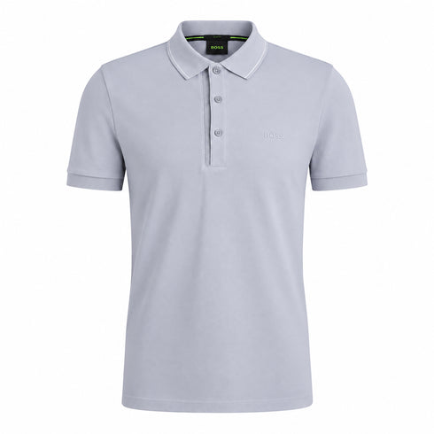 POLO CELESTE PAULE BOSS