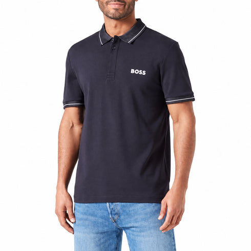 POLO AZUL NOCHE PAULE BOSS