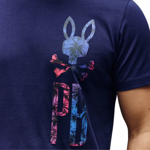 CAMISETA AZUL CHRIS PSYCHO BUNNY