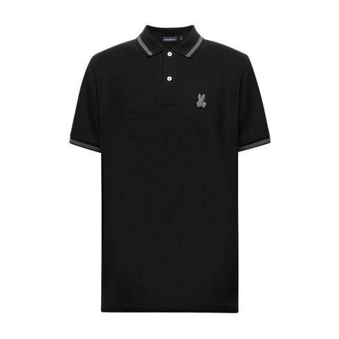POLO NEGRO HART PSYCHO BUNNY
