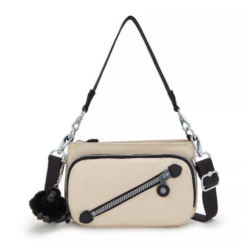 BOLSO BEIGE NEW MILOS KIPLING