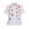 CAMISETA BLANCA EMBROIDERED KARL LAGERFELD