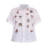 CAMISETA BLANCA EMBROIDERED KARL LAGERFELD