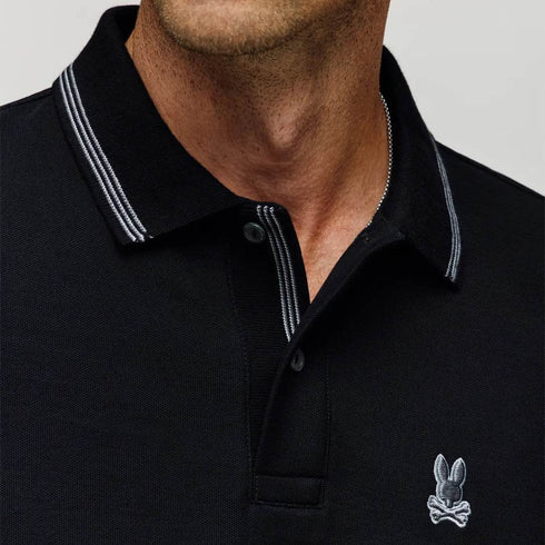POLO NEGRO HART PSYCHO BUNNY