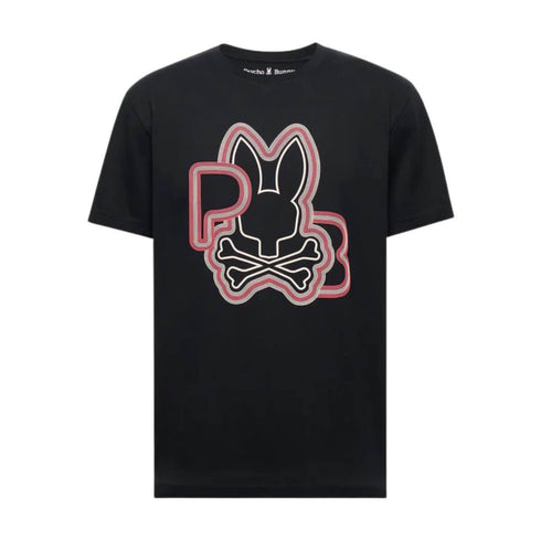 CAMISETA NEGRA CARLO PSYCHO BUNNY