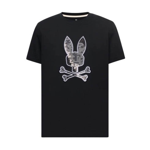 CAMISETA NEGRA OLIVER PSYCHO BUNNY