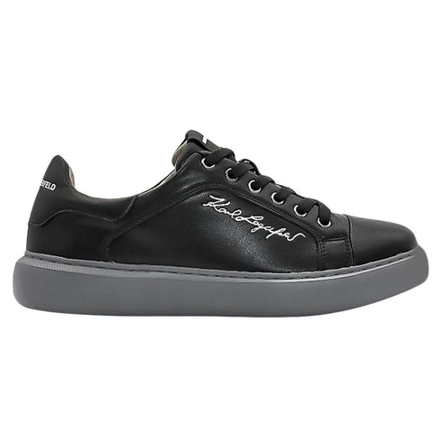 TENIS NEGROS EMBROIDERED KARL LAGERFELD