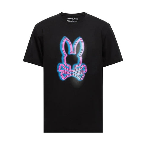 CAMISETA NEGRA ANDROS PSYCHO BUNNY