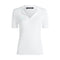 POLO BLANCO RIB LOGO KARL LAGERFELD