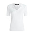 POLO BLANCO RIB LOGO KARL LAGERFELD