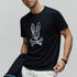 CAMISETA NEGRA OLIVER PSYCHO BUNNY