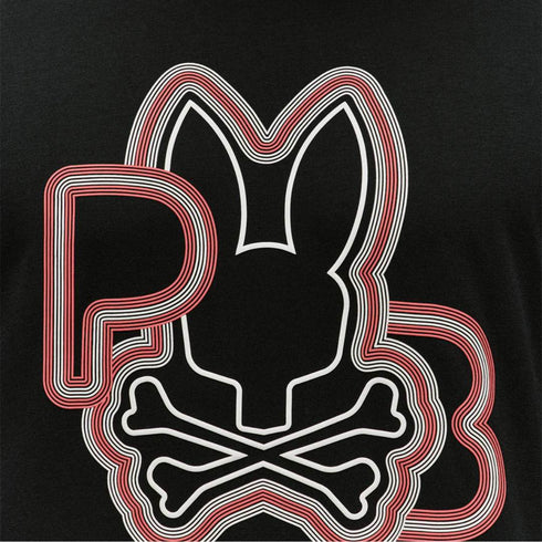 CAMISETA NEGRA CARLO PSYCHO BUNNY