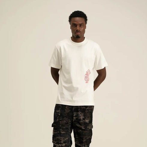 CAMISETA BLANCA RUBRA AP CROWN