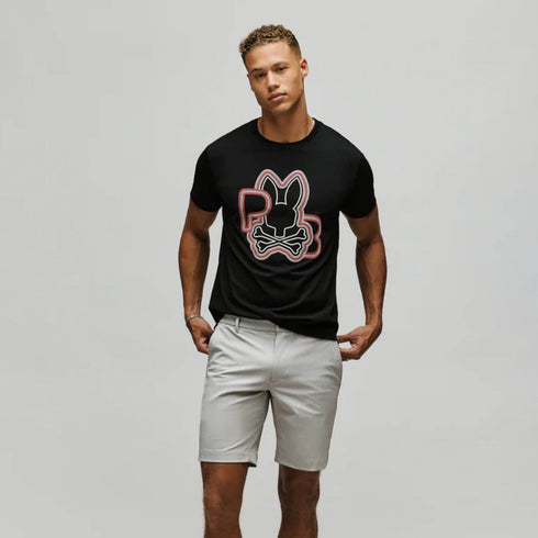 CAMISETA NEGRA CARLO PSYCHO BUNNY