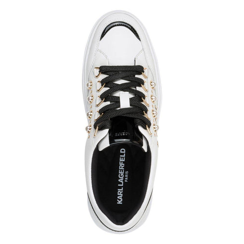 TENIS NEGROS LACE UP KARL LAGERFELD