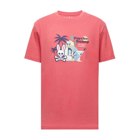 CAMISETA ROSADA SHANE PSYCHO BUNNY