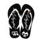 SANDALIAS NEGRAS ZONNY KARL LAGERFELD