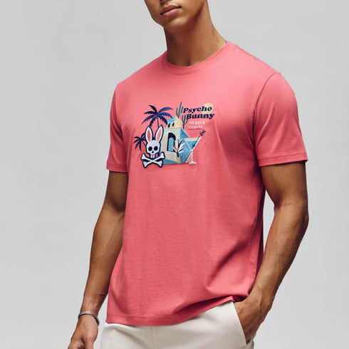 CAMISETA ROSADA SHANE PSYCHO BUNNY