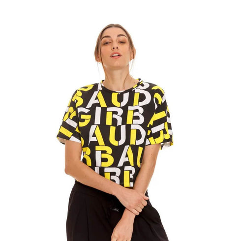 CAMISETA NEGRA GF1100697N000 GIRBAUD