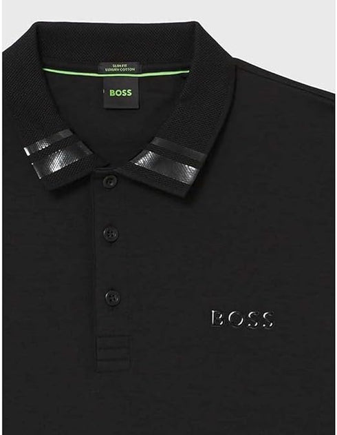 POLO NEGRO PAULE MIRROR BOSS
