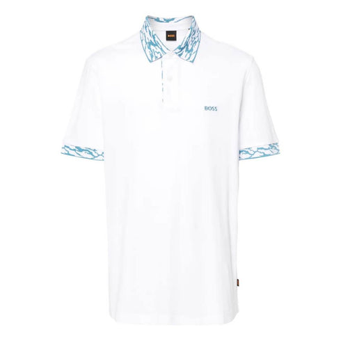 POLO BLANCA OCEAN DETALLED BOSS