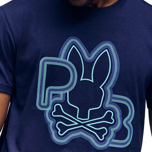 CAMISETA AZUL CARGO PSYCHO BUNNY