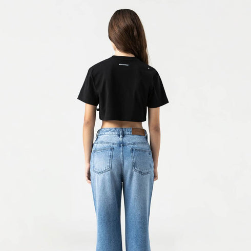 CROP TOP NEGRO LEIRE MONASTERY