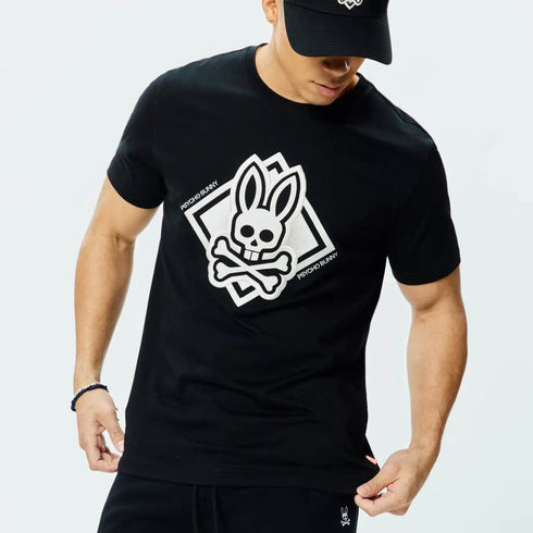CAMISETA NEGRA TOBIAS PSYCHO BUNNY