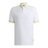 POLO BLANCO OCEAN DETALLED