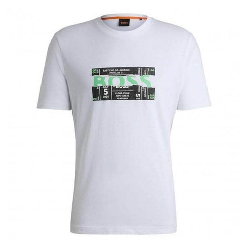 CAMISETA BLANCA TEE TICKET BOSS