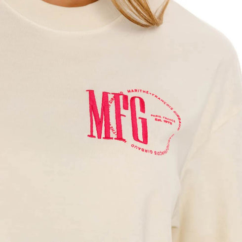 CAMISETA CREMA GF1100801N000 GIRBAUD