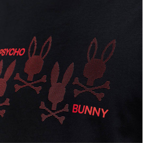 CAMISETA NEGRA JOVAN PSYCHO BUNNY