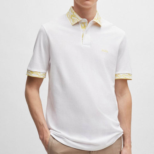 POLO BLANCO OCEAN DETALLED