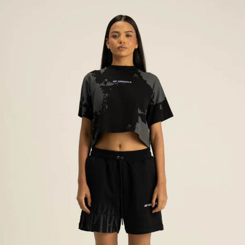 CROP TOP NEGRO CURRENTS AP CROWN