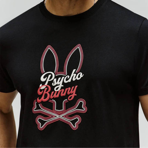 CAMISETA NEGRA GARRET PSYCHO BUNNY