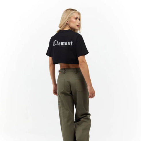 CROP TOP NEGRO RAGGIANTE CLEMONT