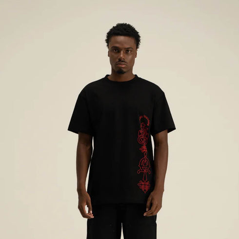 CAMISETA NEGRA SANCTUS AP CROWN