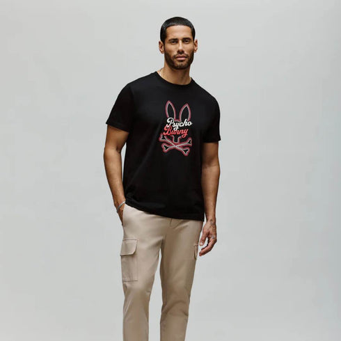CAMISETA NEGRA GARRET PSYCHO BUNNY