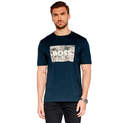 CAMISETA AZUL OSCURA TE BUILDING BOSS