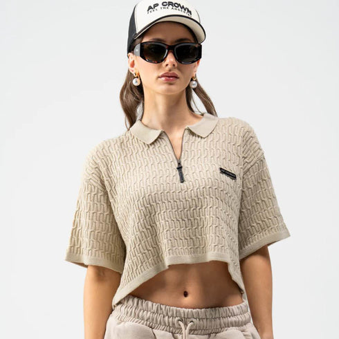 CROP TOP CREMA ZEIT AP CROWN