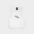 CROP TOP BLANCO BASEBALL MONOIC DAMA