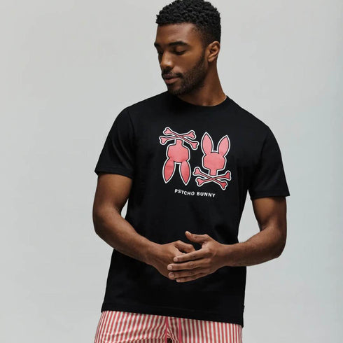 CAMISETA NEGRA DAWSON PSYCHO BUNNY